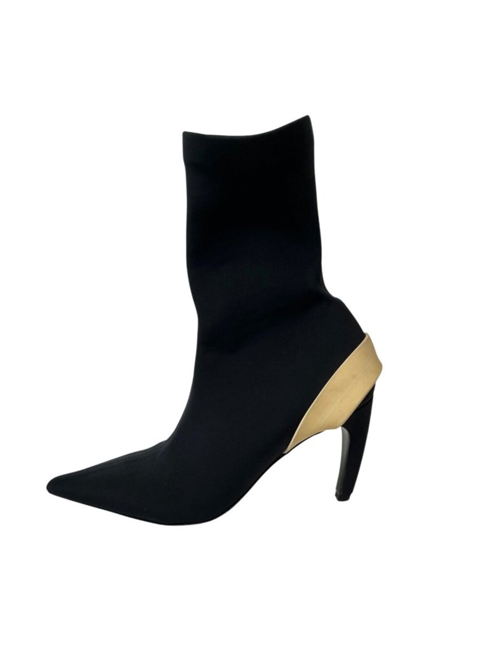 PROENZA SCHOULER Stretch-Knit Sock Boots With Rubber Heel sz 6